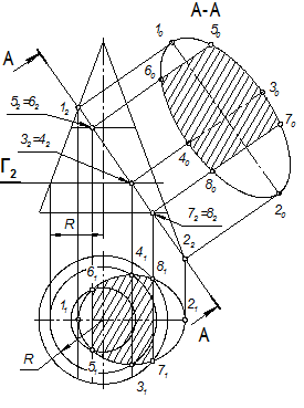 image095 Наклонное сечение детали как начертить