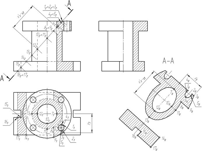 image097 Наклонное сечение детали как начертить