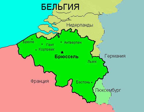 Бельгия где она находится Бельгия где она находится