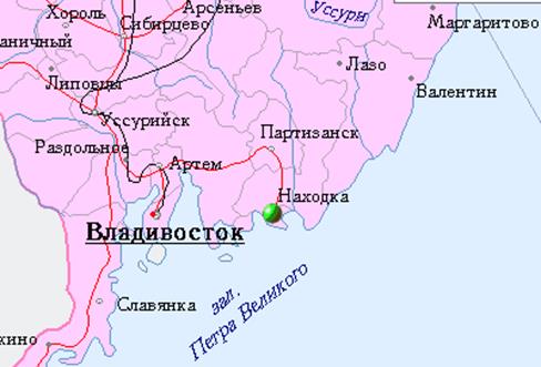Карта г находка приморский край. Город находка Приморский край на карте. Партизанск Приморский край на карте Приморского края. Находка на карте дальнего Востока.