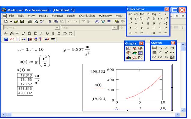 Лекция 3. Построение графиков в программе Mathcad