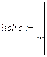 Найти корень уравнения в mathcad
