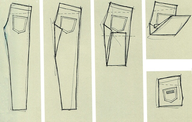 сложить джинсы компактно. как экономно сложить джинсы. как сложить штаны. складываем штаны компактно. как сложить штаны.