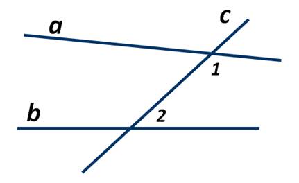 Верно ли утверждение если прямая пересекает одну из параллельных прямых то она пересекает и другую