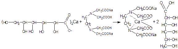 Кальция глюконат метод комплексонометрии. Кальция глюконат трилон б. Реакция количественного определения кальция глюконата. Кальция глюконат с Трилоном б реакция.