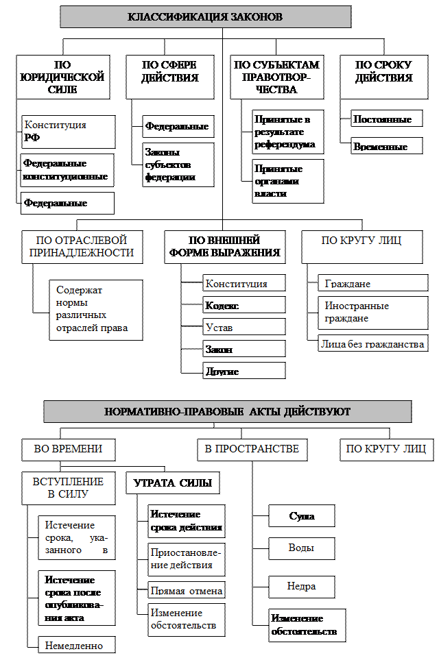Виды документов схема