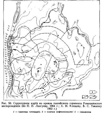 Ромашкинского месторождения карта