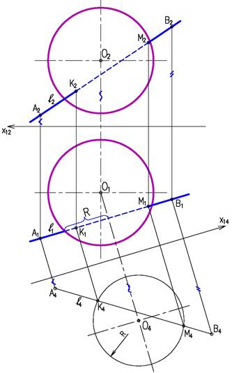 точки пересечения прямой со сферой. пересечение сферы плоскостью. найти точки пересечения прямой с поверхностью сферы. проекции точек пересечения прямой с поверхностью сферы. точки пересечения прямой со сферой.