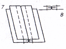 Расстрочной шов схема