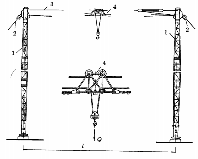 Кабельный кран схема