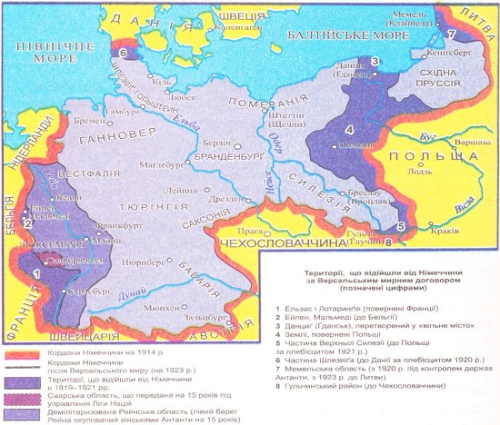 Карта рейнский союз