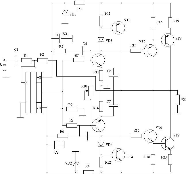 Усилитель дорофеева схема