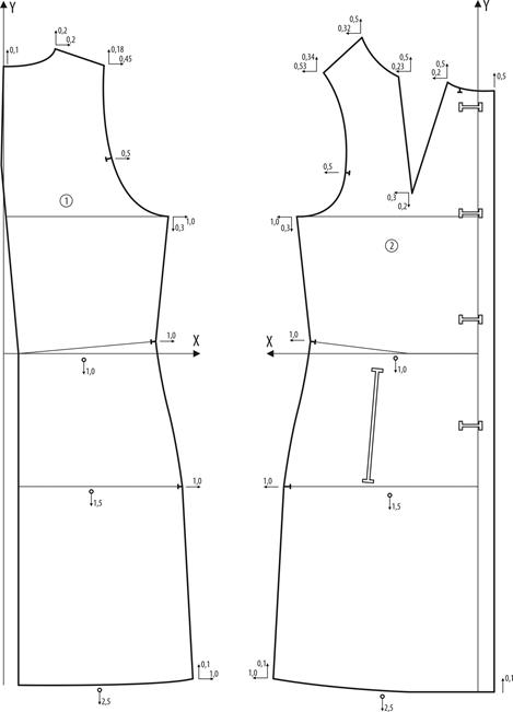 градация схемы. градация плечевых изделий по размерам. схема градации рубашечного рукава. градация лекал по размерам женской. схема градации лекал женского платья.