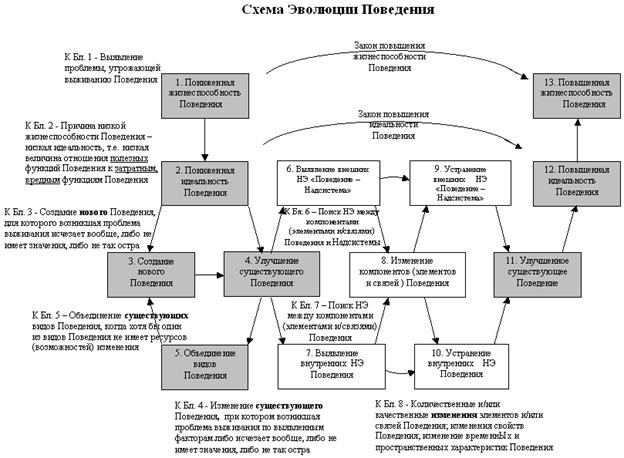 Схема эволюционного процесса человека