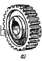 Прямозубое цилиндрическое зубчатое колесо