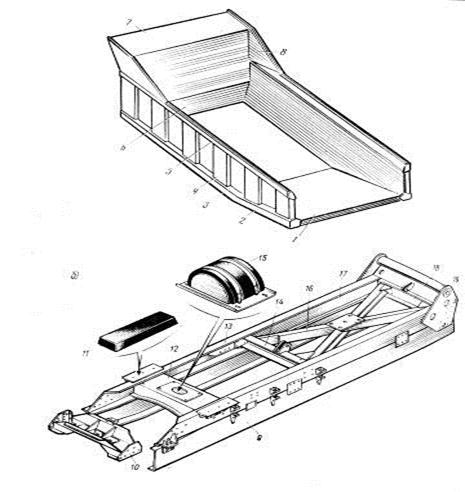 Чертеж рамы камаз 5511