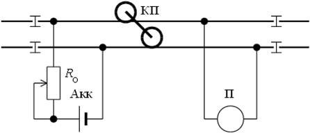 Схема нормально замкнутого