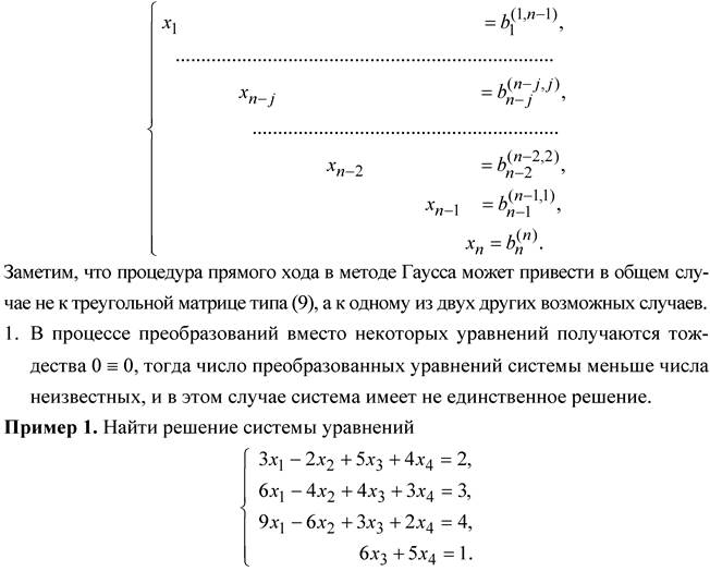 Итерационная схема метода зейделя