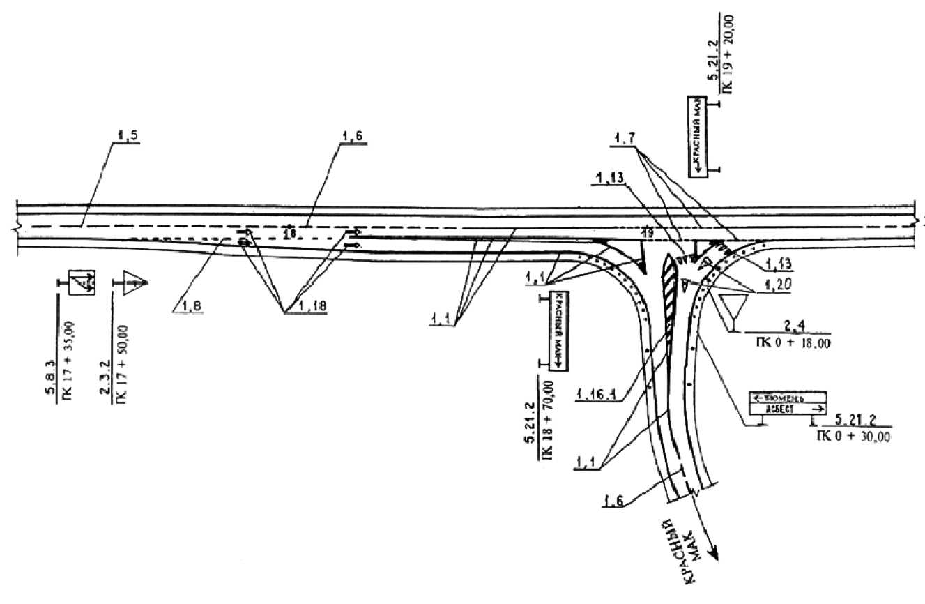 Чертеж дороги. План трассы автомобильной дороги чертеж. Проектирование продольный развязки автомобильной дороги чертеж. Чертежи примыкания автомобильных дорог. Чертёж примыкания автомобильной дороги.