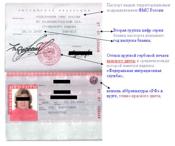 Почему в паспорте красная печать