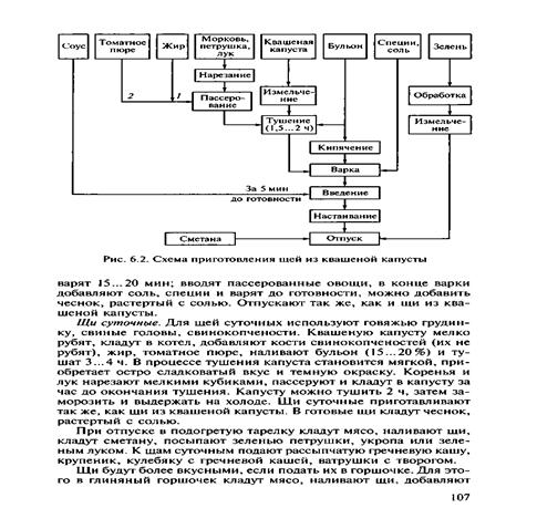 Технологическая схема щи