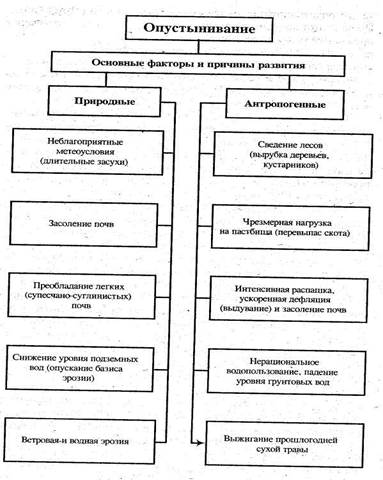 Примеры негативного влияния хозяйственной деятельности способствующие опустыниванию И если эрозию можно назвать недугом ландшафтов, то опустынивание- это его смерть